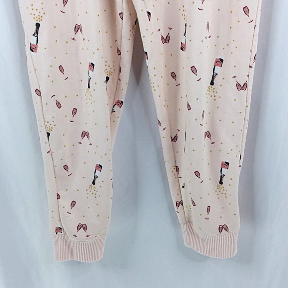 LC Lauren Conrad Jogge Pajama Pants Womens Size 1X Pink Champagne - Picture 4 of 9